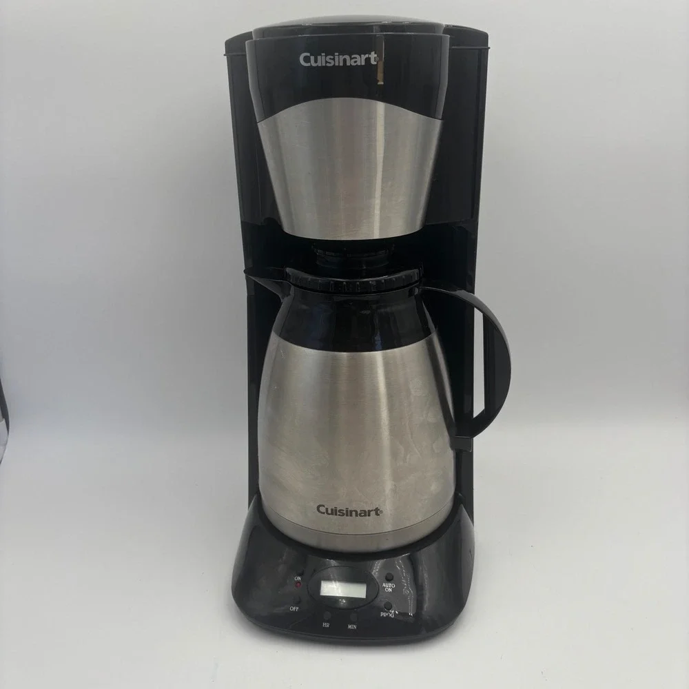 Cuisinart Coffee Maker 12 Cup Black Excellent DTC-975BKN Thermal Carafe
